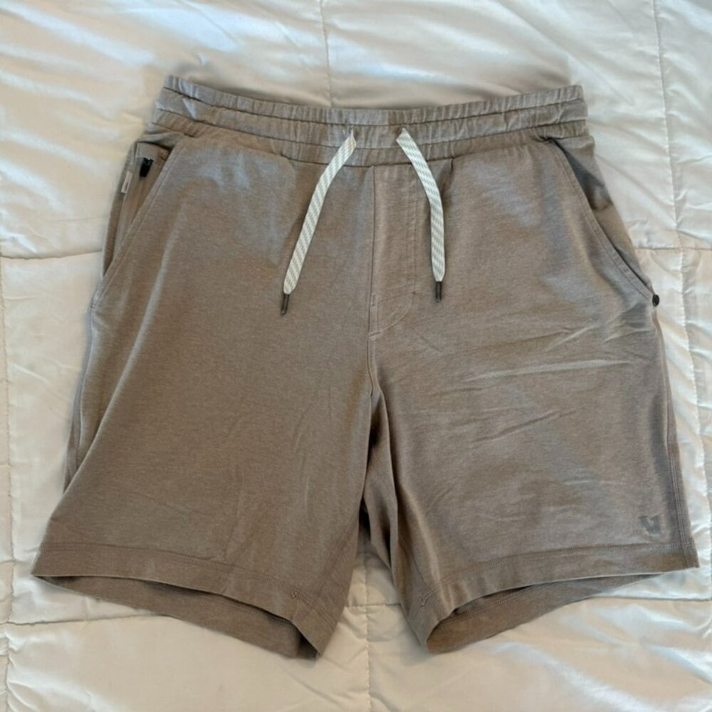 Vuori Ponto Short Men's Dreamknit Color Dark Salt Heather Size Small
